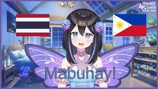 Thai Vtuber greets Filipinos in Tagalog [Eng Sub]