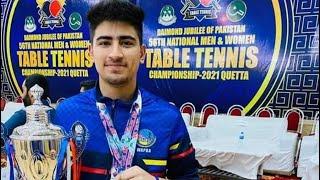 Shah Khan vs Fahad Khawaja | National Table Tennis Championship 2021 Quetta | 1st Semi Final