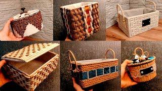 Cardboard crafts 6 DIY ideas
