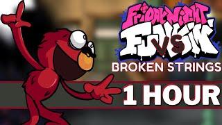 TANTRUM - FNF 1 HOUR SONG Perfect Loop (VS BROKEN STRINGS I Sesame Street Glitch I FNF Mods)