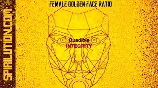 Female Golden Face Ratio - Facial Symmetry Formula (Binaural Beats Healing Frequency Music)