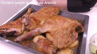 Como hacer cordero lechal asado al estilo de Aranda - recetas de javier romero - cocina familiar