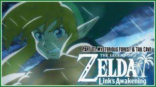 The Legend of Zelda: Link's Awakening (Switch) Part 1: Mysterious Forest & Tail Cave