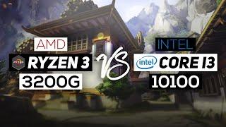 AMD Ryzen 3 3200G VS Intel Core i3 10100 - AMD Vega 8 VS Intel UHD 630!