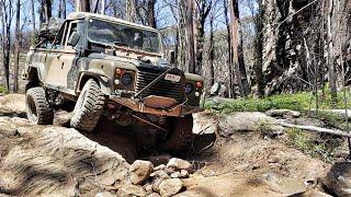 4x4 Nine Mile Steps   Perentie & Landcruiser