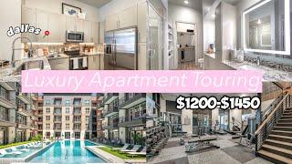 DALLAS TX LUXURY APARTMENT HUNTING/TOURING $1200-$1450 in 2023 | pt. 2