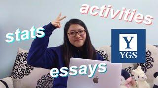 how i got into yygs || stats, activities, essays, tips and more 