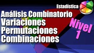 Variaciones Combinaciones Permutaciones Ejercicios Resueltos Nivel 1