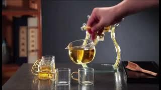 Lazy Kungfu Glass Tea Set