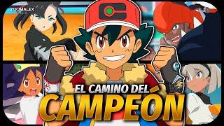 TODAS LAS BATALLAS DE ASH EN LA SERIE MUNDIAL DE CORONACIÓN| Pokémon Viajes Resumen | Zoomalex716