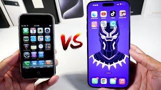 Original 2007 iPhone (1st Gen) VS iPhone 15 Pro Max - 16 Years Of Updates! (Nostalgia Incoming)