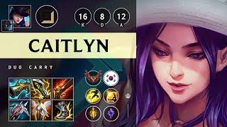 Caitlyn ADC vs Jinx: Godlike - KR Grandmaster Patch 14.23