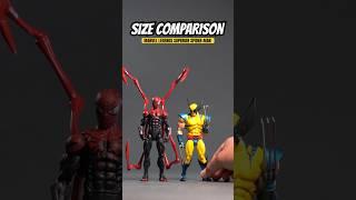 Size Comparison: Hasbro Marvel Legends - Superior Spider-Man #marvel #spiderman #marvellegends l