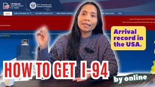 How to Get I-94 Form | I-94 Form Filling Instructions
