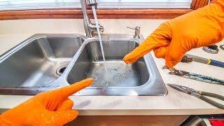 HOW TO FIX A LEAKY KITCHEN DRAIN | Full Plumbing Tutorial