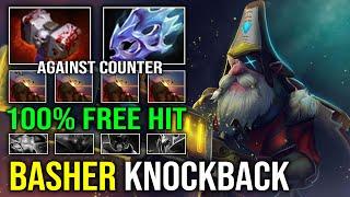 WTF Basher + Moon Shard 100% Free Hit Unlimited Bash Knockback Sniper Against Hard Counter Dota 2