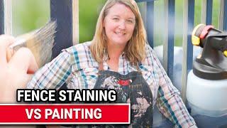 Fence Staining vs Painting - Ace Hardware