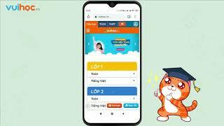 Hướng dẫn đăng nhập Vuihoc.vn trên điện thoại hệ điều hành Android | Vuihoc.vn
