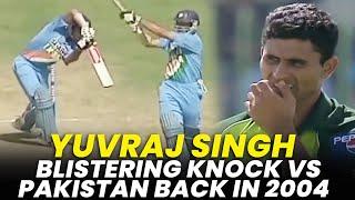 Yuvraj Singh Blistering Knock vs Pakistan | 3rd ODI Peshawar, 2004 | PCB | MA2A