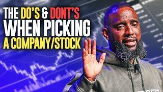 AVOID THESE MISTAKES WHEN PICKING A STOCK | Wallstreet Trapper (Trappin Tuesday's)