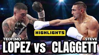 TEOFIMO LOPEZ VS STEVE CLAGGETT HIGHLIGHTS | KNOCKOUT