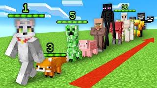 Cada Nivel ME CONVIERTO en un MOB DIFERENTE  Minecraft