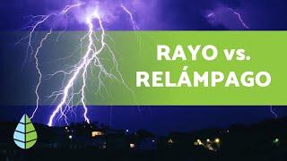 Diferencia entre rayo y relámpago (️) EXPLICACIÓN COMPLETA