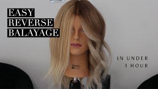 Easy Reverse Balayage in Under 1 Hour