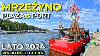 Mrzeżyno Beach and Port: Mrzeżyno 2024 Walk and Attractions, where to go to the seaside in 2024?