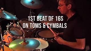 1st Beat Of 16s On Toms & Cymbals' #LearnDrumsUK #DrumTutorials #VicFirth #DWDrums #MusicEducation