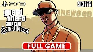 GRAND THEFT AUTO: SAN ANDREAS REMASTERED | Full Game (PS3 Gameplay 4K UHD)