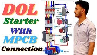 Dol Starter with mpcb connection