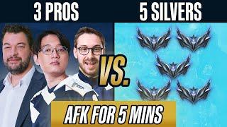 3v5 but Pros Go AFK For 5 Minutes