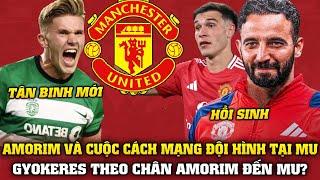 Tin bóng đá 30/10: AMORIM VÀ CUỘC CÁCH MẠNG ĐỘI HÌNH MU, VIKTOR GYOKERES THEO CHÂN AMORIM ĐẾN MU?