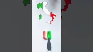 Italy flag clay colors mixing ideas #italy #clay #diy #shorts #art #satisfying #asmr #colormixing