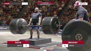 Axle Deadlift RECORD bei Europas Strongest Man 2021