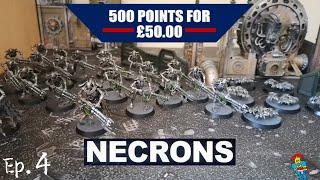 Finding a Cheap Necron 500 Point list for less than £45!