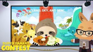Super Fanart Contest: Land, Sky & Sea
