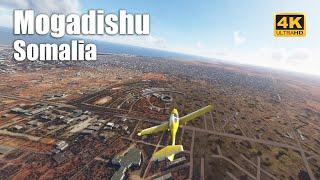 Fly over Mogadishu - Somalia - 4K | Musical Showcase | Microsoft Flight Simulator