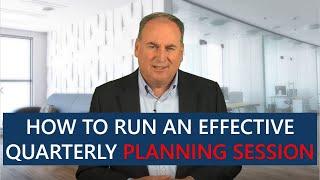 How to Run an Effective Quarterly Planning Meeting