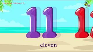 Eleven, twelve, thirteen, fourteen, fifteen from English for Children 1-13