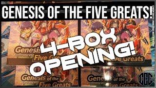 Opening Genesis of the Five Greats Boxes! [Cardfight!! Vanguard overDress]