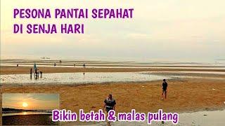 PANTAI SEPAHAT BUKIT BATU BENGKALIS DIKALA SENJA 2024