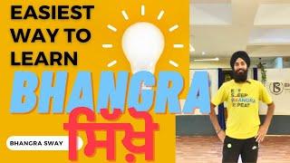 Bhangra Tutorial EP -01 • ਭੰਗੜਾ ਸਿੱਖੋ • Very easy Tricks & tips • Folk Style • 9 Steps  Jaskaran