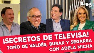 ¡SECRETOS de TELEVISA! ADELA MICHA con TOÑO DE VALDÉS, ENRIQUE BURAK y PEPE SEGARRA SAGALIVE EN VIVO