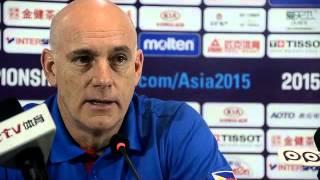 Gilas Pilipinas coach Tab Baldwin discusses loss to Palestine