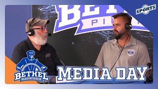 Bethel Men's Soccer Coach Thiago Pinto, Media Day 2023