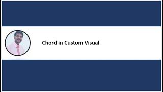 Power BI | Chord in Custom Visual