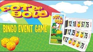 Pot of Gold Pull Tab Bingo Event Game