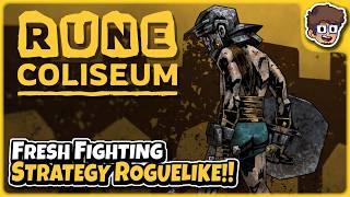 FRESH Fighting Strategy Roguelike! | Let's Try Rune Coliseum